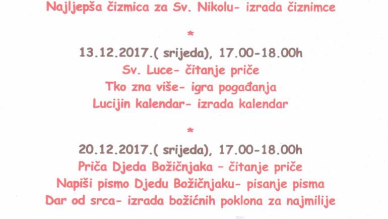 Prosinac u knjižnici