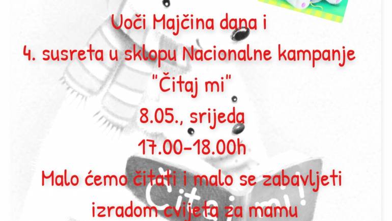 4. susret u sklopu kampanje “Čitaj mi”