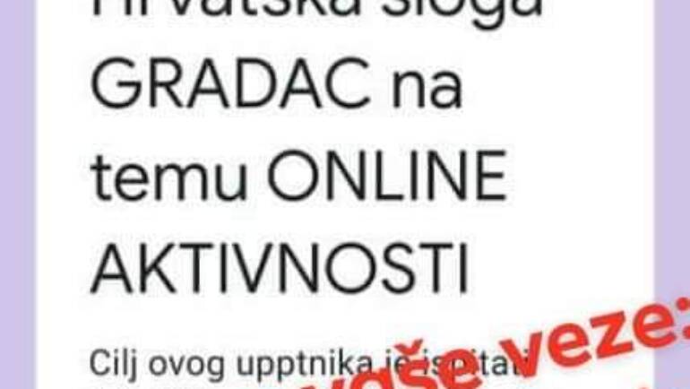 Upitnik OkHsG na temu online aktivnosti građana
