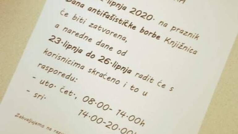 Obavijest korisnicima!